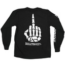 SKELETON KEY WITH ALL DUE RESPECT BLACK LS M