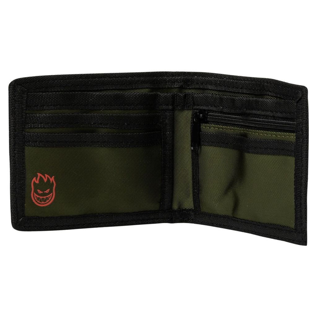 SPITFIRE HELL HOUND BI FOLD WALLET BLACK