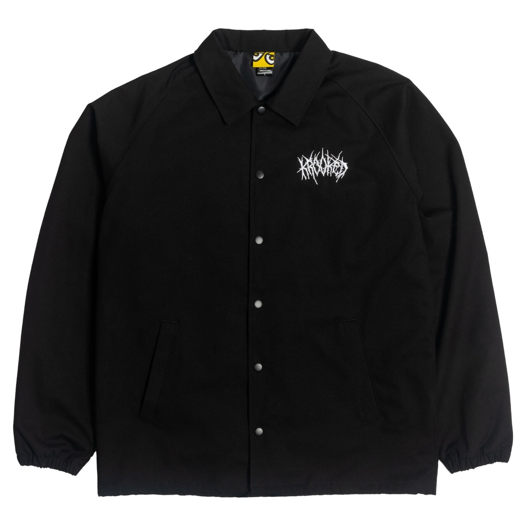 KROOKED NECRO SKRIPT BLACK/WHITE JACKET M