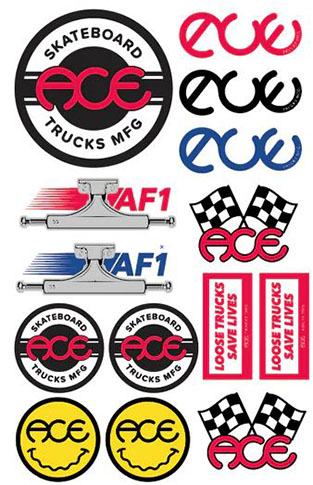 ACE ASSORTED 14CT STICKER PACK