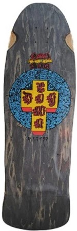 DOGTOWN RED DOG MID SIZE CRISIS 80'S REISSUE SHAPED DECK 10.25 X 32.00