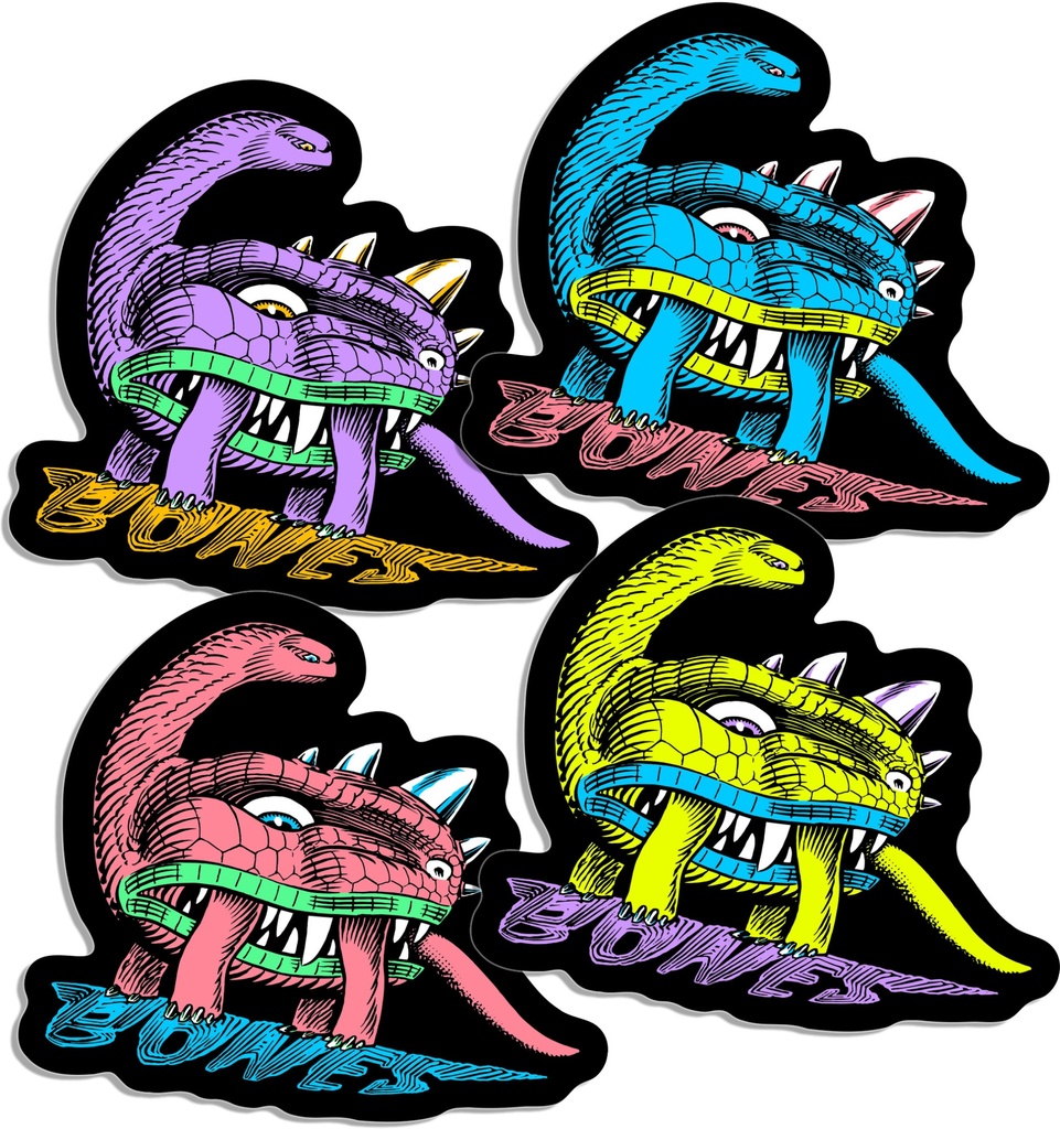 BONES DINO-SORTAS 3" STICKER