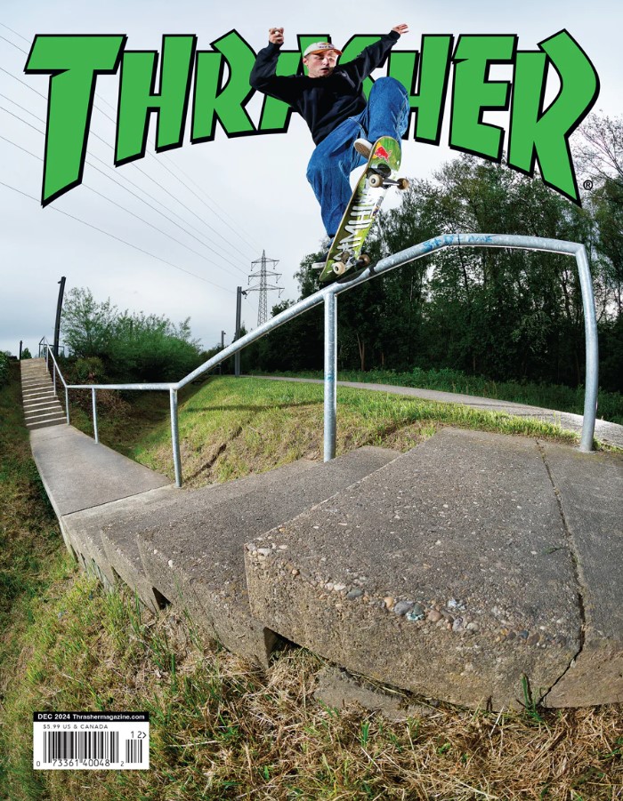 THRASHER MAGAZINE DECEMBER 2024