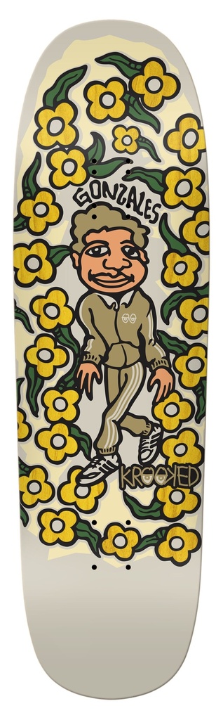 KROOKED GONZ SWEATPANTS SHAPED DECK 9.25