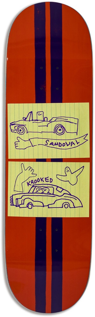 KROOKED SANDOVAL RACECAR DECK 9.02