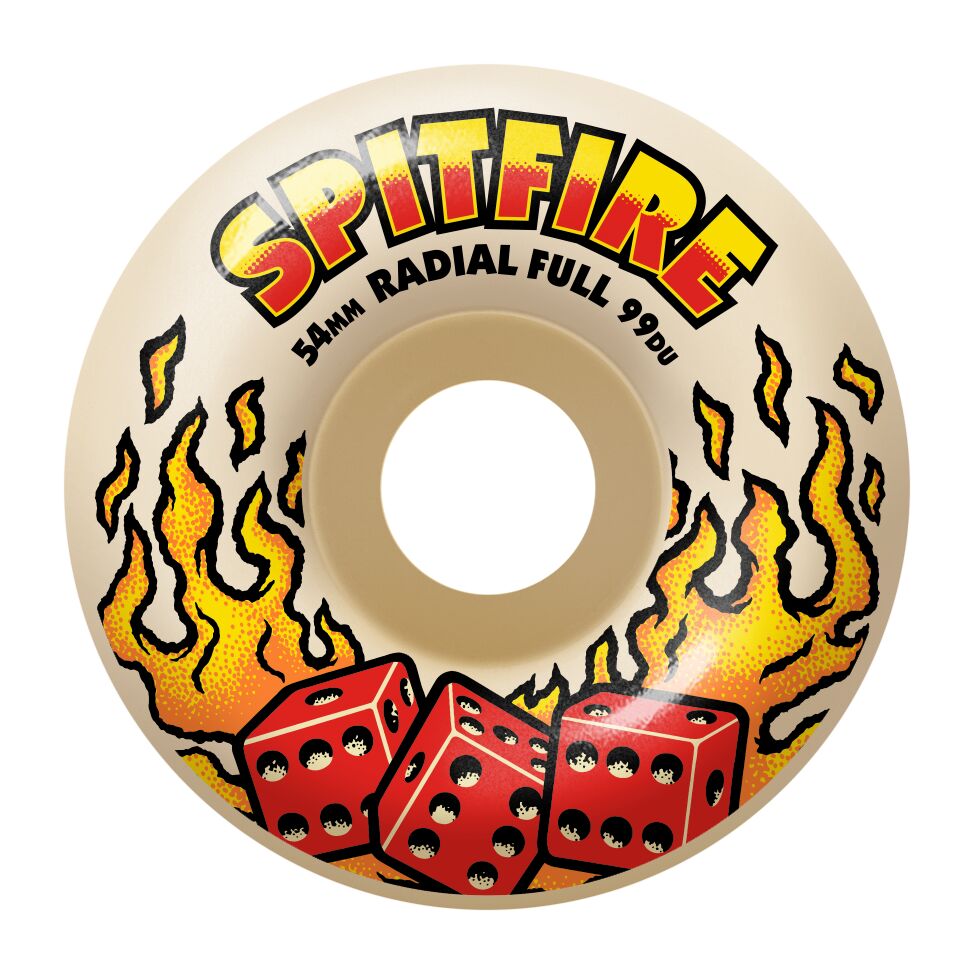 SPITFIRE FORMULA FOUR HOT HAND RADIAL FULL 56MM 99D (Set of 4)