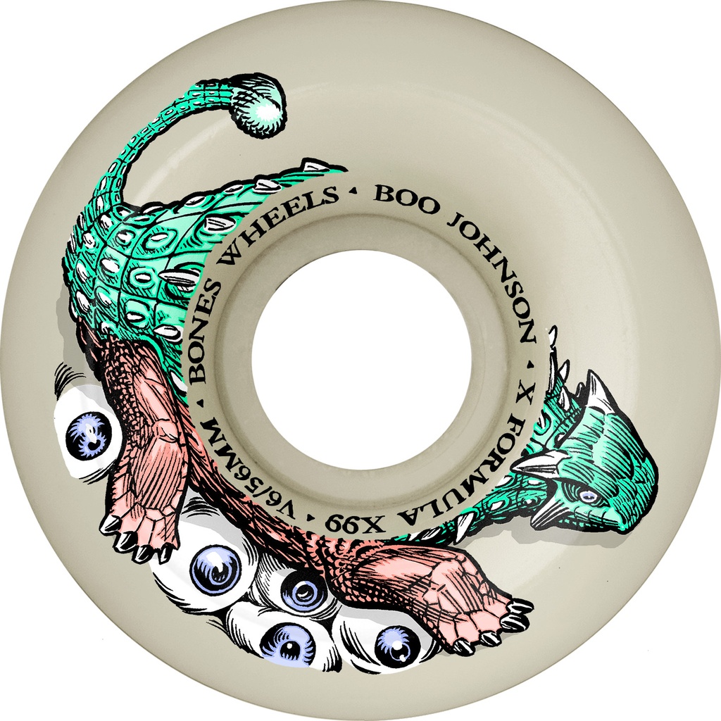 BONES X-FORMULA BOO DINO-SORTAS V6 WIDECUT 54MM 99A (Set of 4)