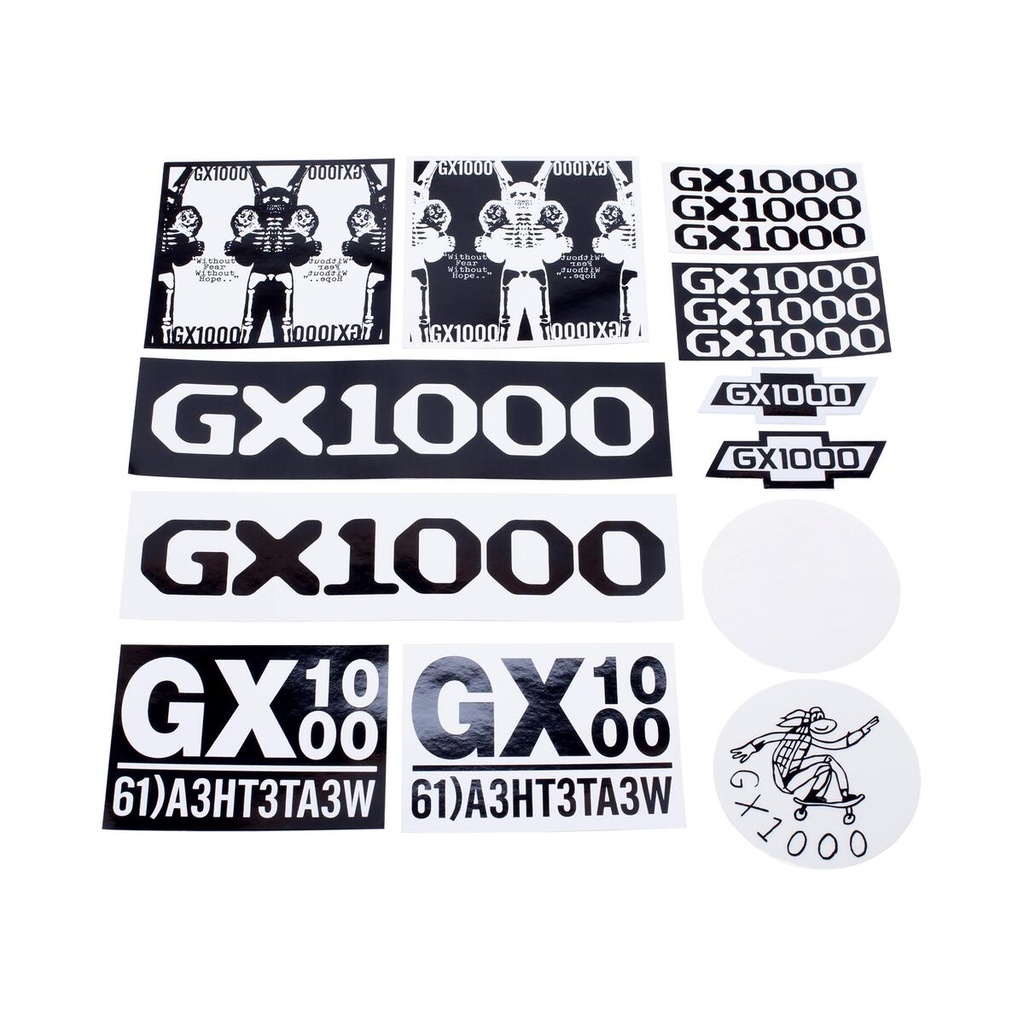 GX1000 STICKER PACK 12CT