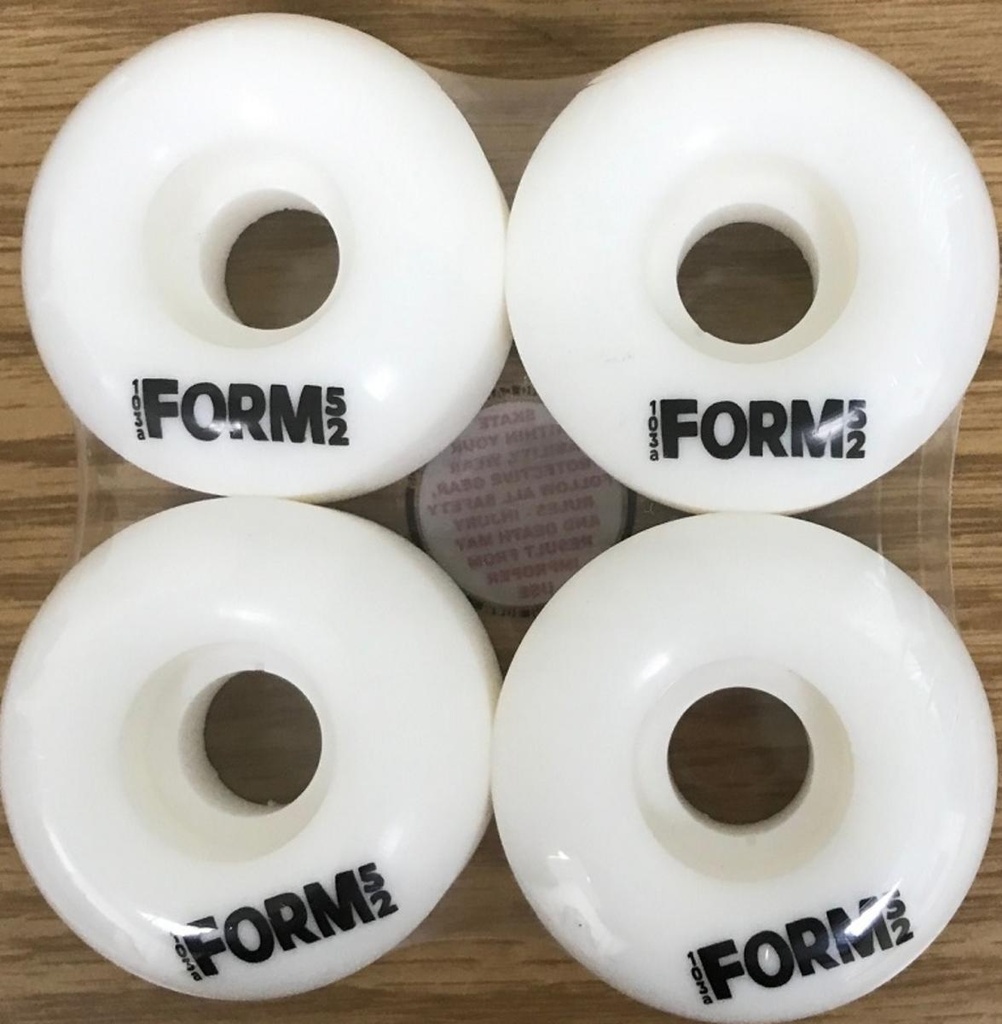 FORM WHITE 52MM 103A (Set of 4)