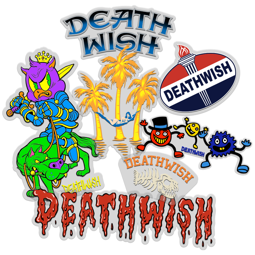 DEATHWISH FULL HEAT 12CT STICKER PACK