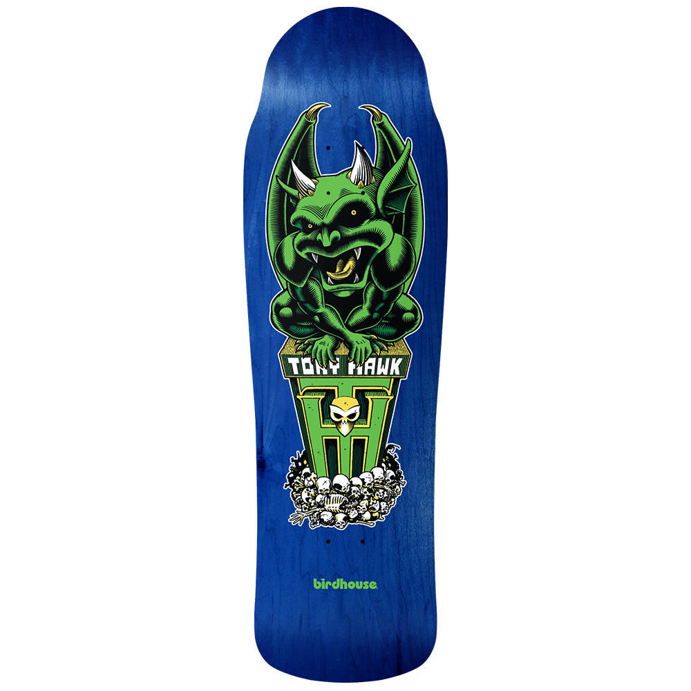 BIRDHOUSE TONY HAWK GARGOYLE SHAPED DECK 9.75