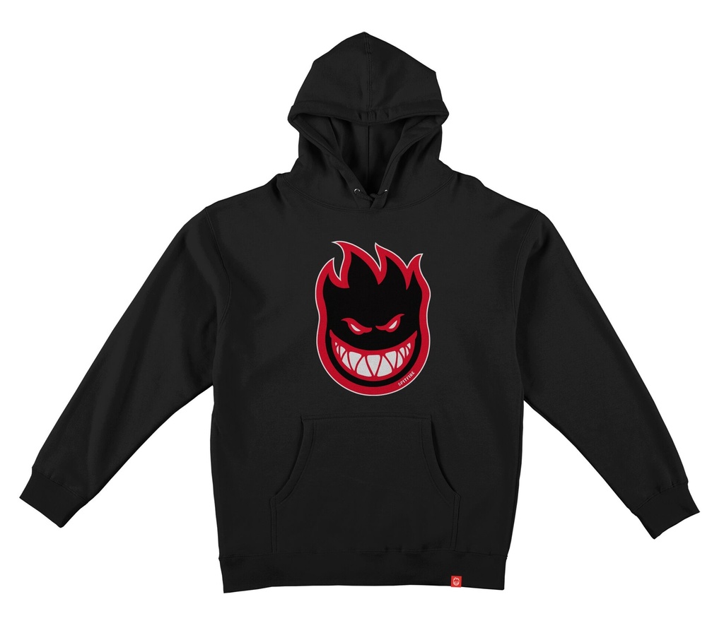 SPITFIRE BIGHEAD FILL BLACK/BLACK/RED HD/SWT L