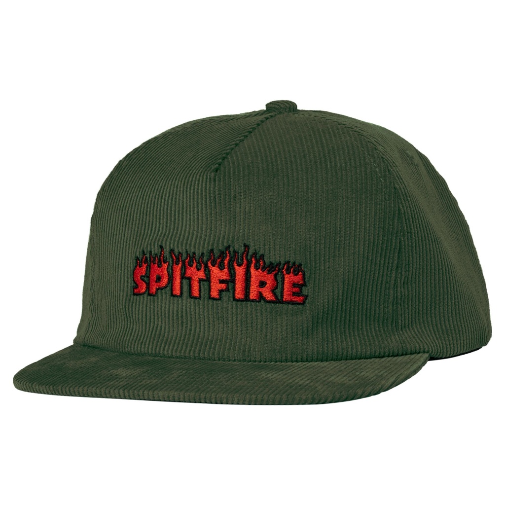 SPITFIRE DEMONSEED SCRIPT SNAPBACK HAT GREEN