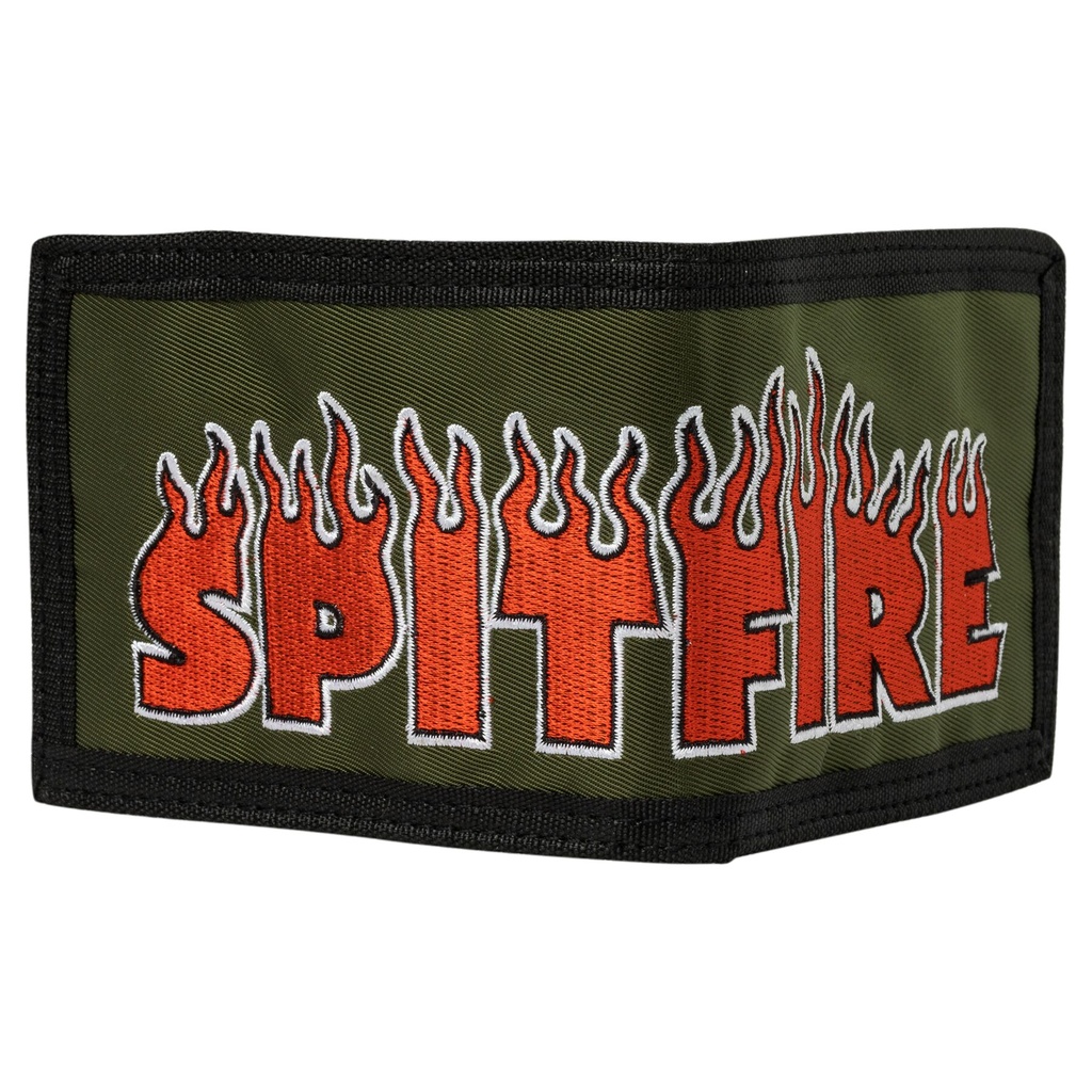 SPITFIRE DEMONSEED BI FOLD WALLET OLIVE