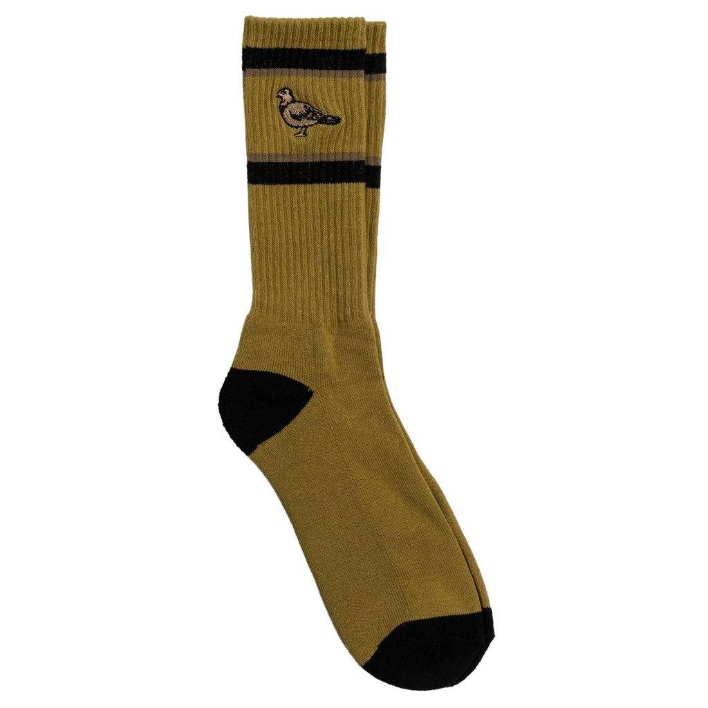 ANTI-HERO BASIC PIGEON EMB SOCKS BROWN/BLACK