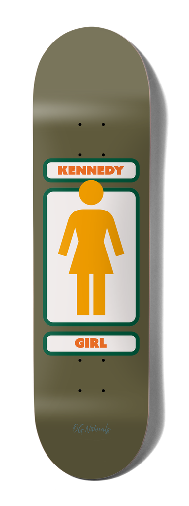 GIRL KENNEDY 93 'TIL OG NATURALS TWIN TAIL DECK 8.25