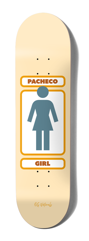 GIRL PACHECO 93 'TIL OG NATURALS TWIN TAIL DECK 8.5