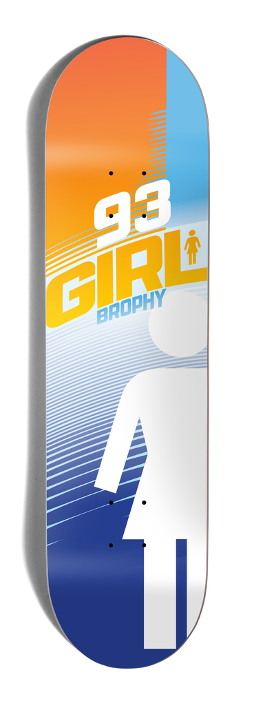 GIRL BROPHY TEAM BROPHY TWIN TAIL DECK 8.0