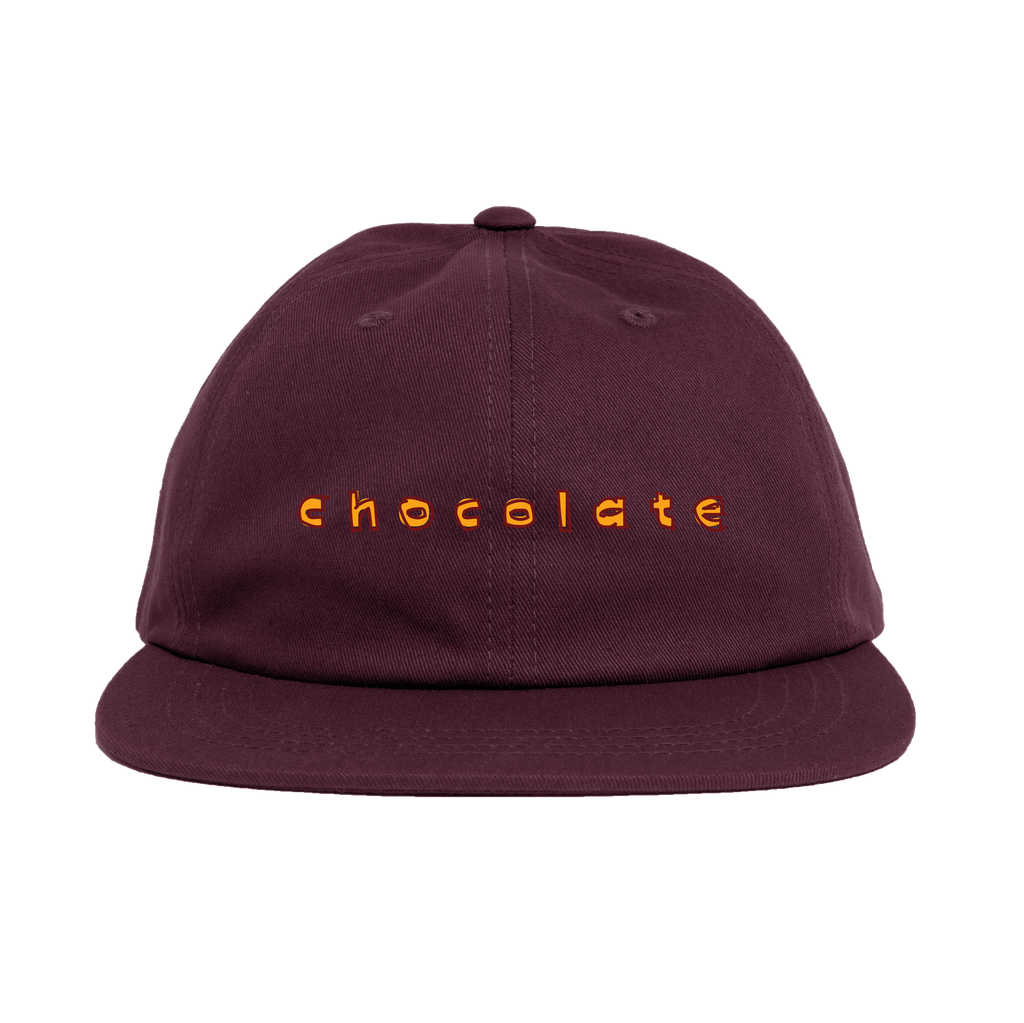 CHOCOLATE COMIC 6 PANEL HAT BURGUNDY