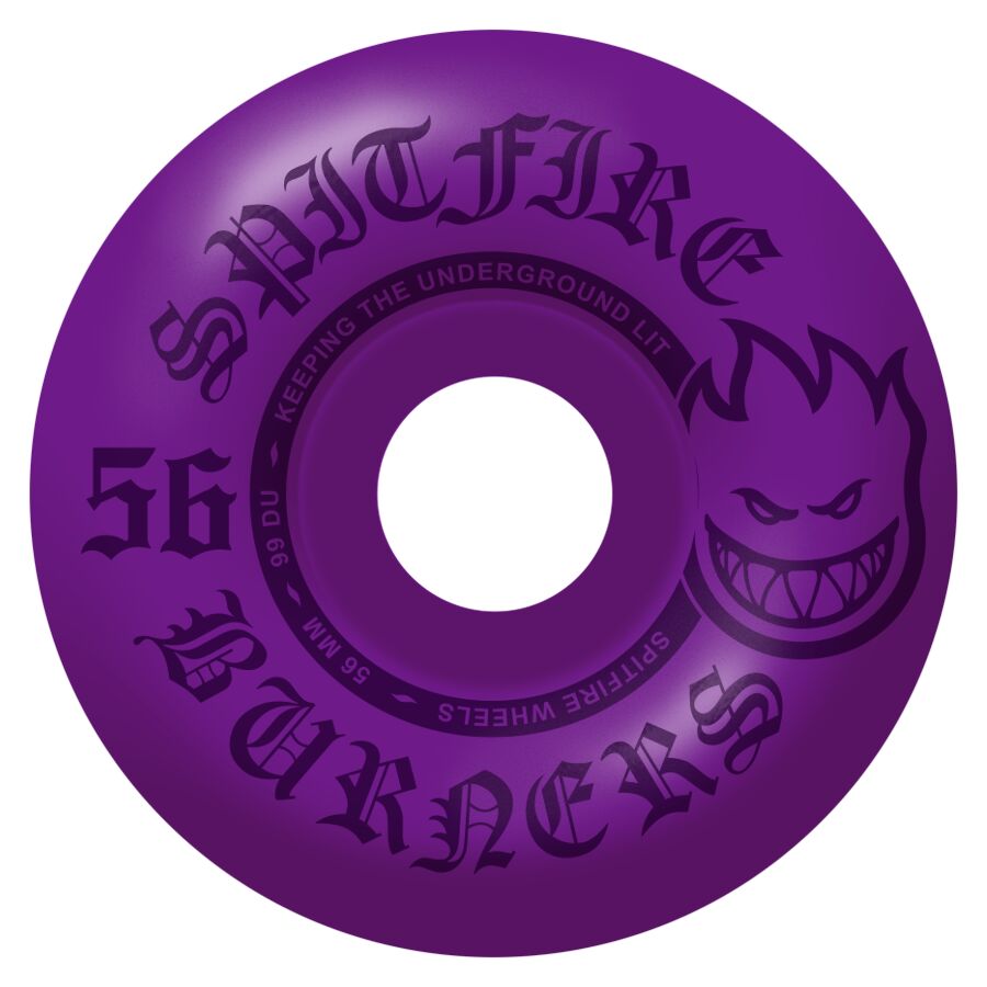 SPITFIRE BURNERS PURPLE 56MM 99D (Set of 4)