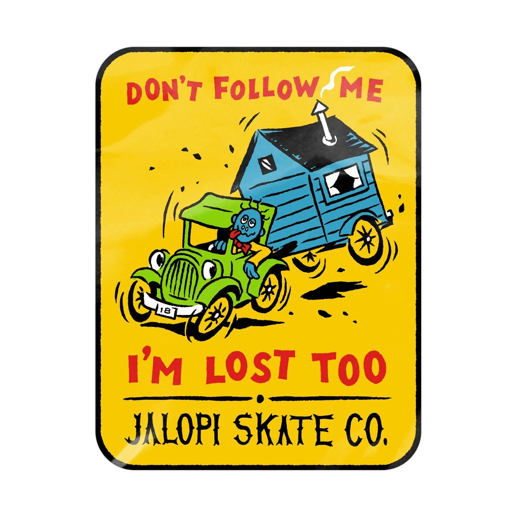 ANTI-HERO JALOPI DON'T FOLLOW ME STICKER