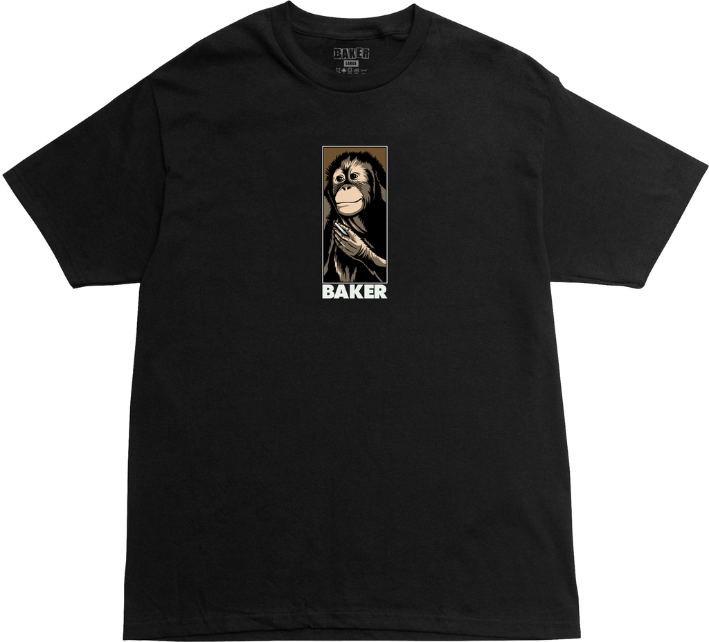 BAKER SMOKING MONKEY BLACK SS L