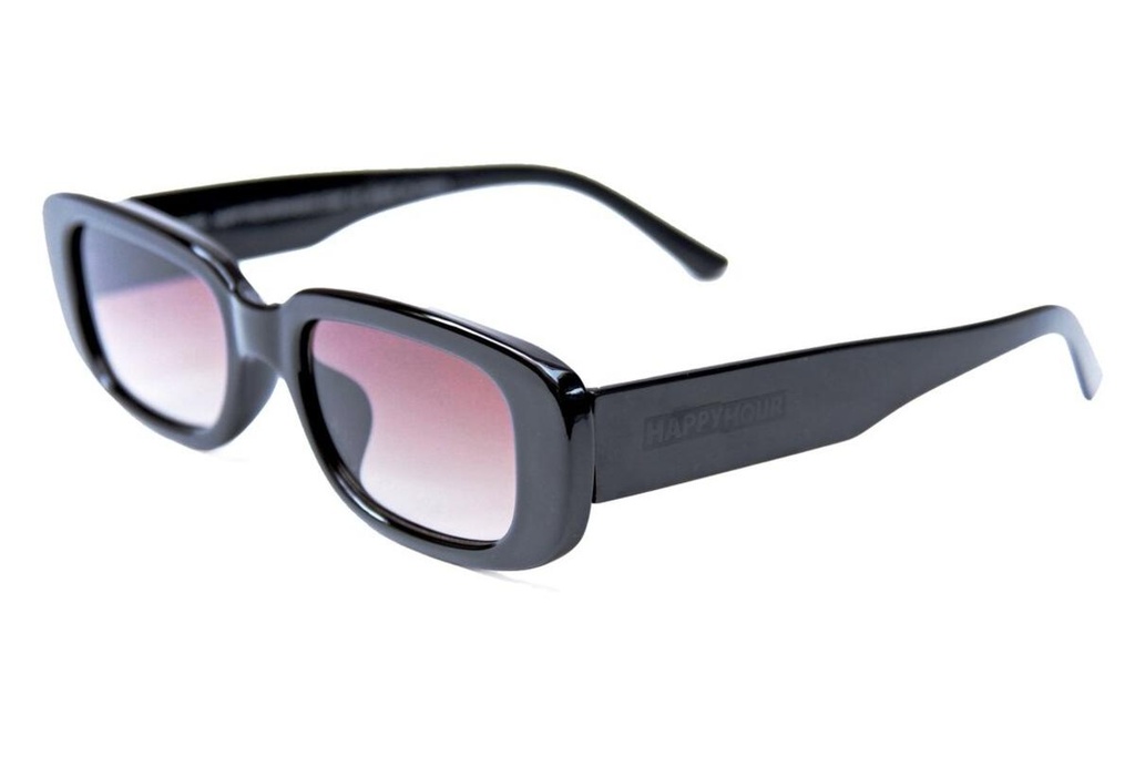 HAPPY HOUR OXFORD BLACK SUNGLASSES