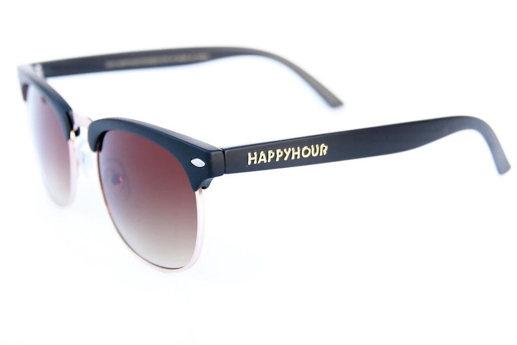 HAPPY HOUR G2 MATTE BLACK/AMBER FADE SUNGLASSES