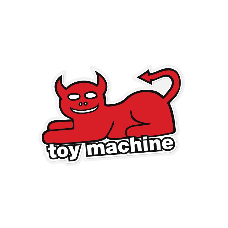 TOY MACHINE DEVIL CAT STICKER