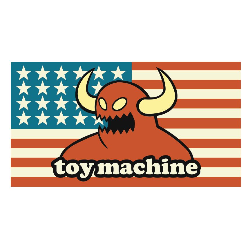 TOY MACHINE AMERICAN MONSTER STICKER