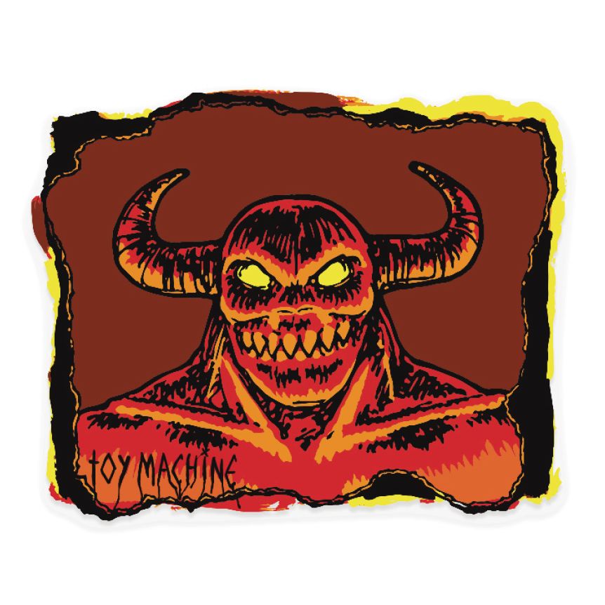 TOY MACHINE HELL MONSTER STICKER