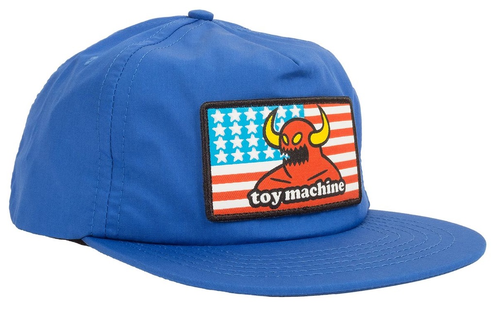 TOY MACHINE AMERICAN MONSTER SNAPBACK BLUE