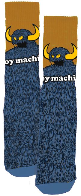 TOY MACHINE FURRY MONSTER SOCKS TAN