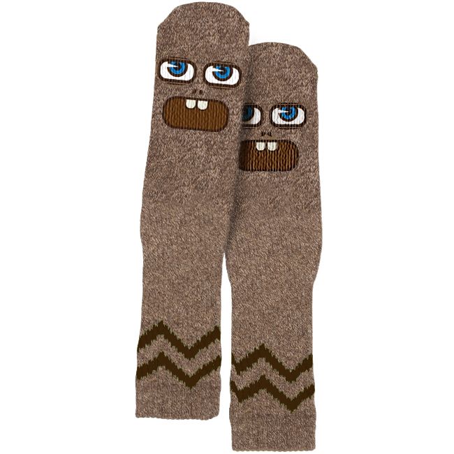 TOY MACHINE BETARD SOCKS BROWN