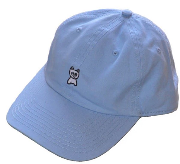 MEOW UNSTRUCTURED HAT BABY BLUE