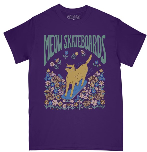 MEOW MEADOW PURPLE SS XL