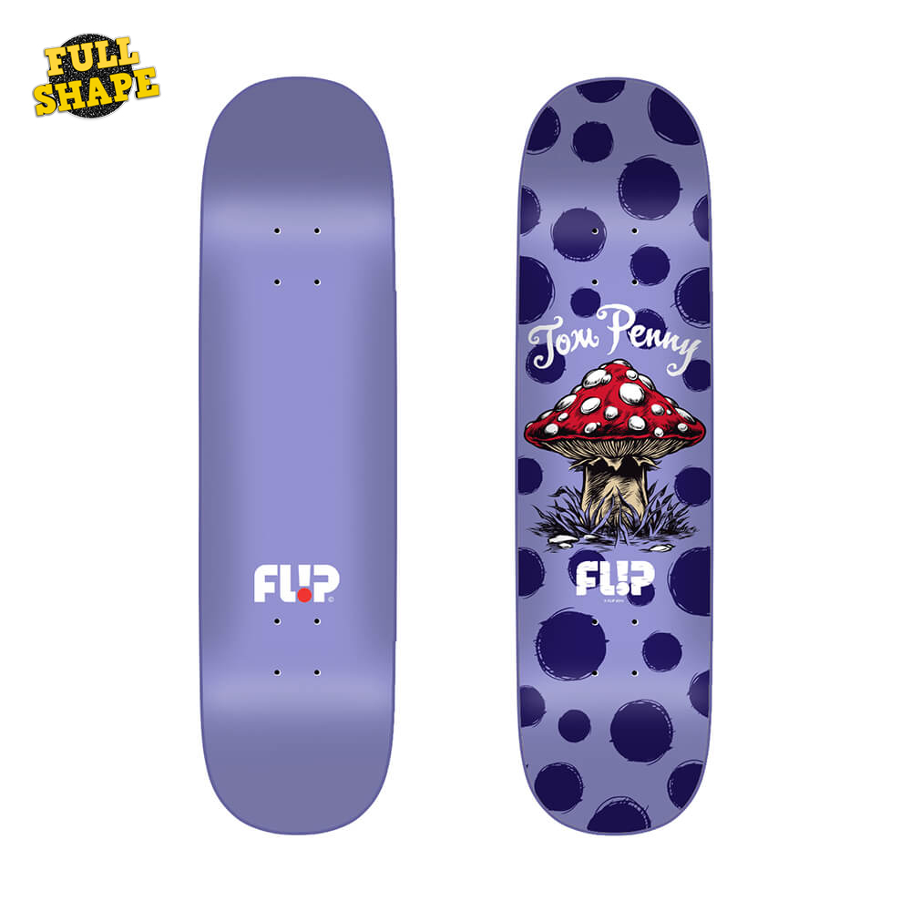 FLIP PENNY DOTS PURPLE DECK 8.375