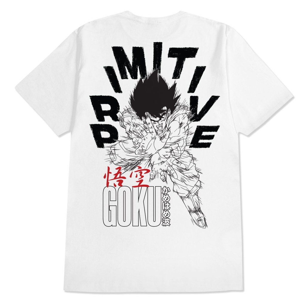 PRIMITIVE X DBX GOKU ENERGY WHITE SS M