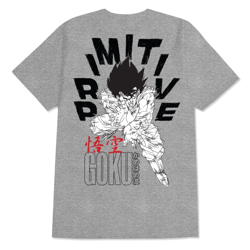 PRIMITIVE X DBX GOKU ENERGY ATHLETIC GREY SS M