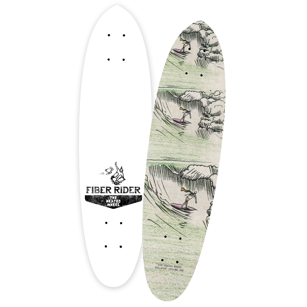 THE HEATED WHEEL POLARIZER BIO SURF FIBER RIDER DECK 6.00 X 23.75