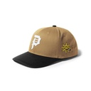 PRIMITIVE BURNT SNAPBACK HAT BROWN