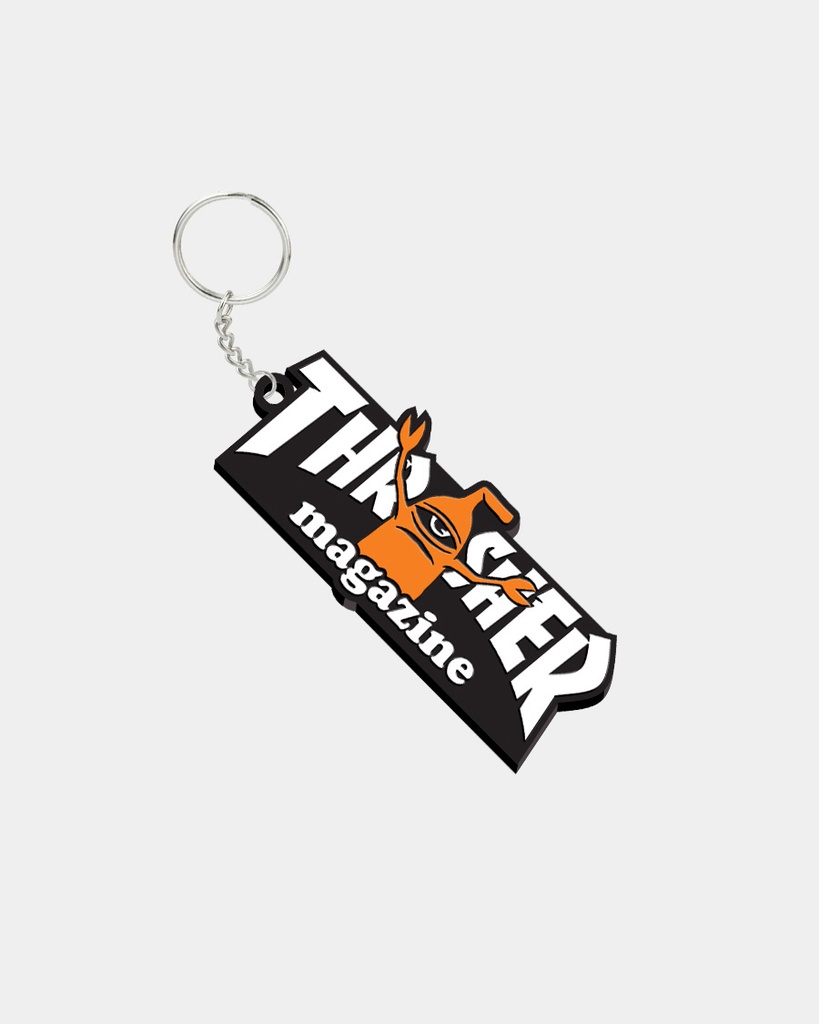 THRASHER X TOY MACHINE 3" KEYCHAIN