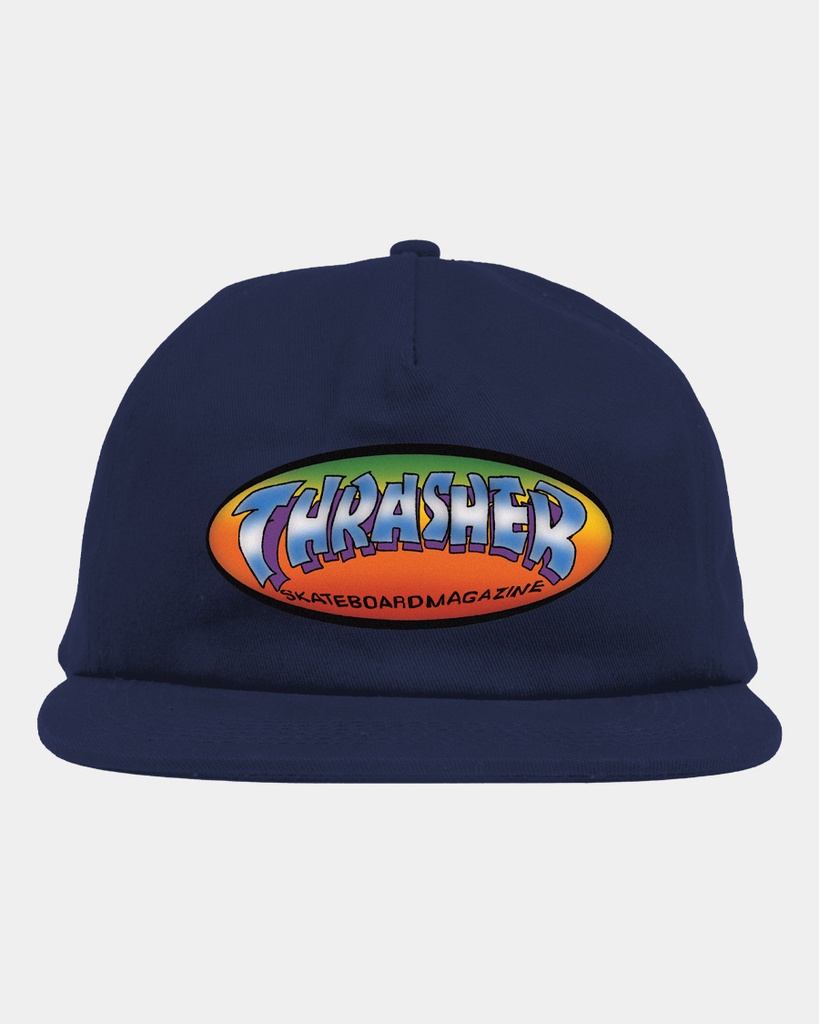 THRASHER NINETY-FIVE BY SPANKY SNAPBACK HAT NAVY