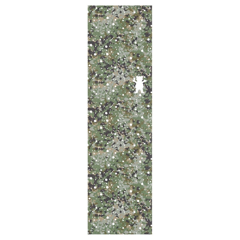 GRIZZLY 9" SNOW CAMO GREEN PERFORATED SHEET