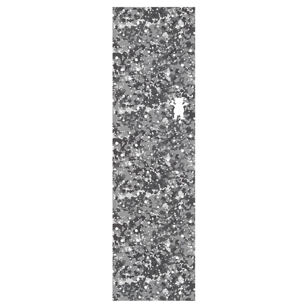 GRIZZLY 9" SNOW CAMO BLACK PERFORATED SHEET