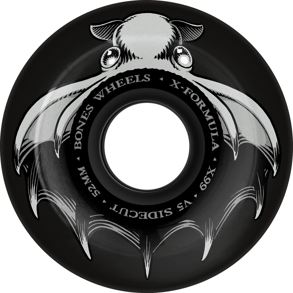 BONES X-FORMULA DARK WATERS BLACK V5 SIDECUT 52MM 99A (Set of 4)