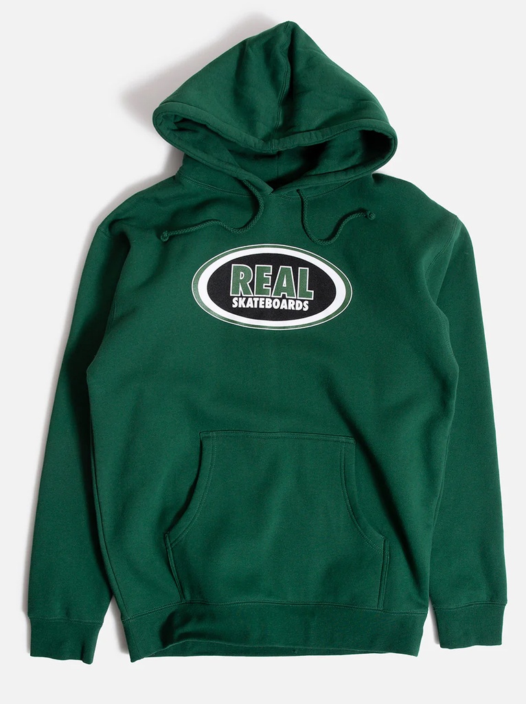 REAL OVAL GREEN/BLACK/WHITE HD/SWT XL