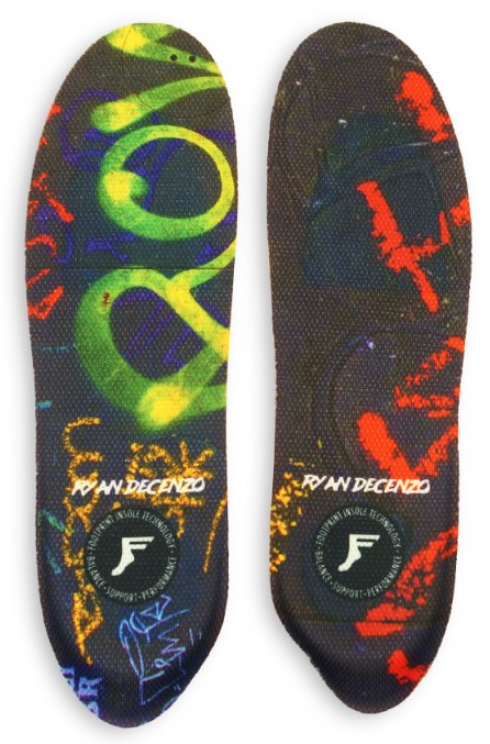 FOOTPRINT KINGFOAM ELITE HI ACTION SPORTS GEL RYAN DECENZO INSOLES SMALL (3-8)