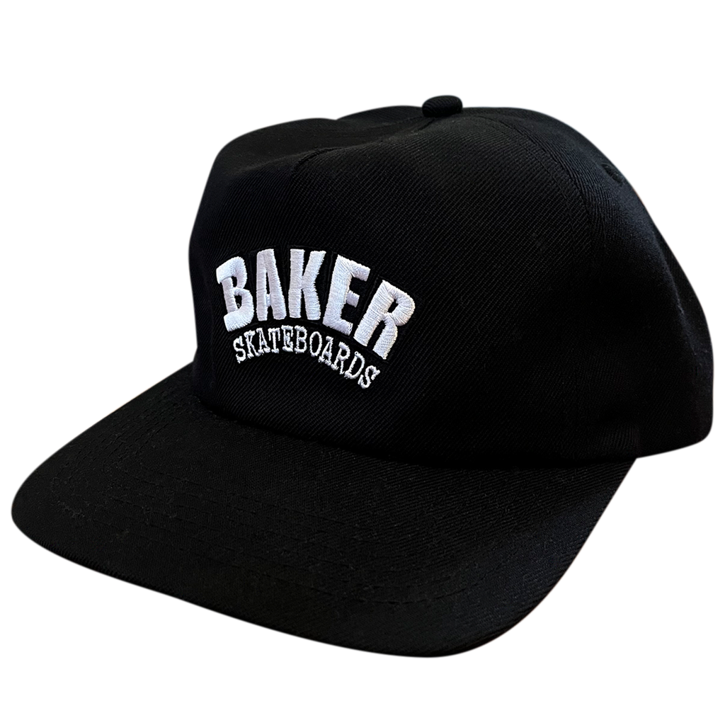 BAKER ARCH LOGO SNAPBACK HAT BLACK