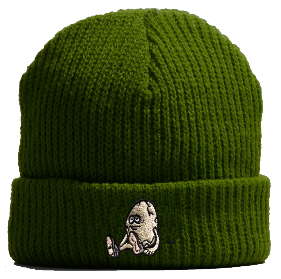 HEROIN EGG BEANIE OLIVE GREEN